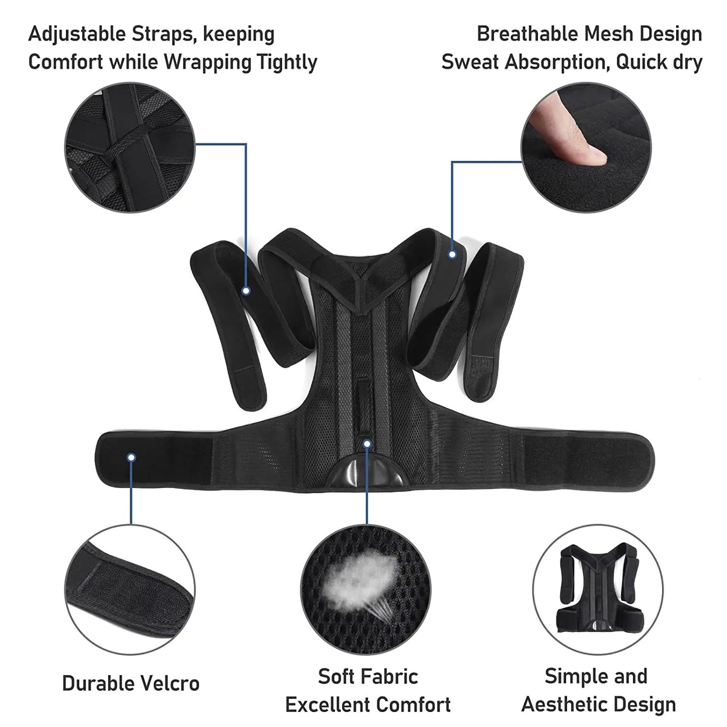 StandRight Strap-On Posture Corrector